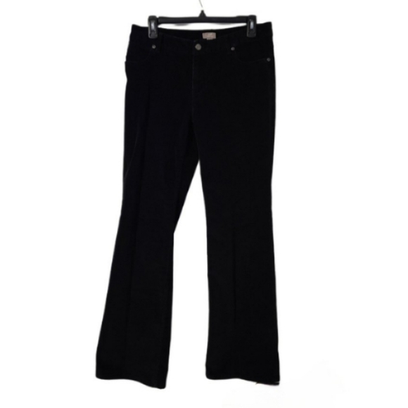 J Jill  Boot Cut  Women's Size 8 Mid-rise  Corduroy  Jeans  Black - Picture 12 of 15